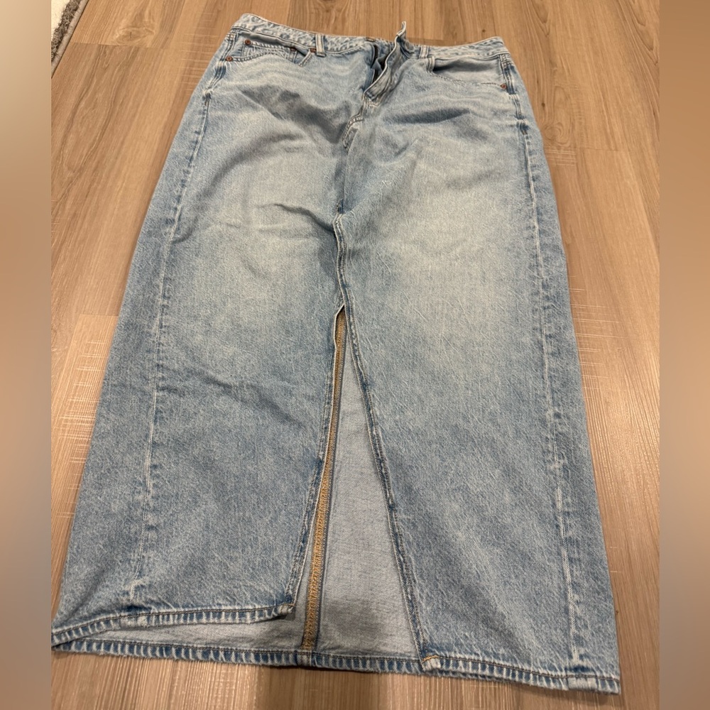 American Eagle long Denim Jean skirt